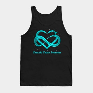 I Wear Teal For Desmoid Tumor Awareness Tank Top